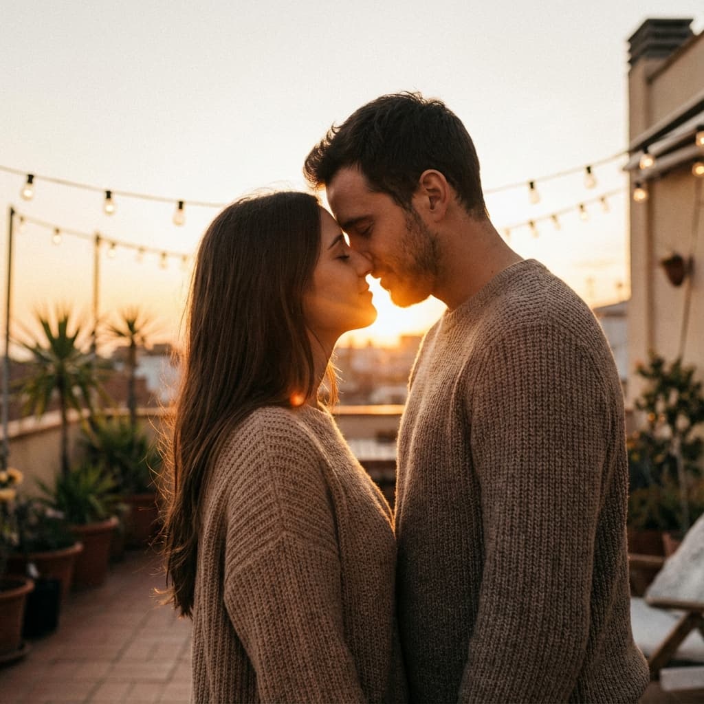 Romantic couple